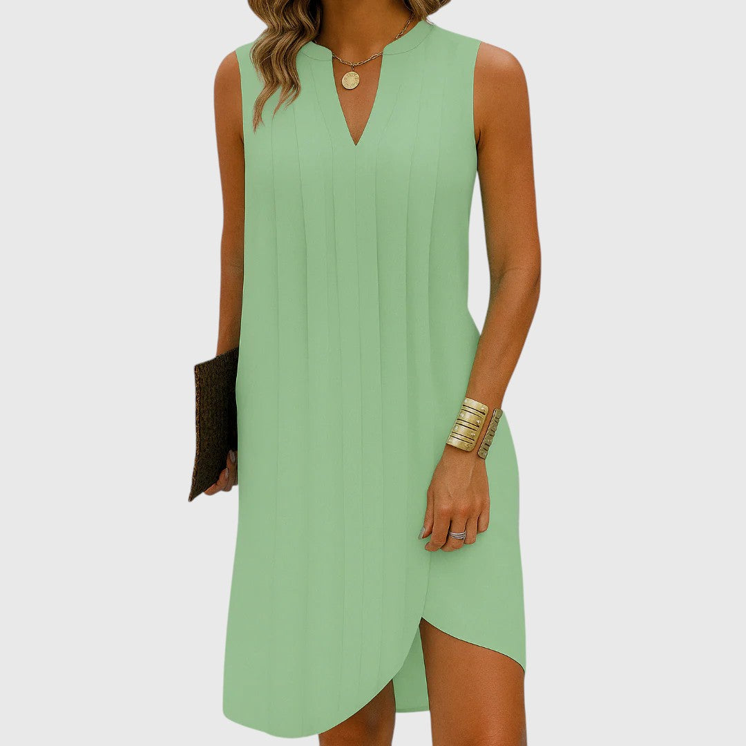 Nelia - V-Neck Shift Dress