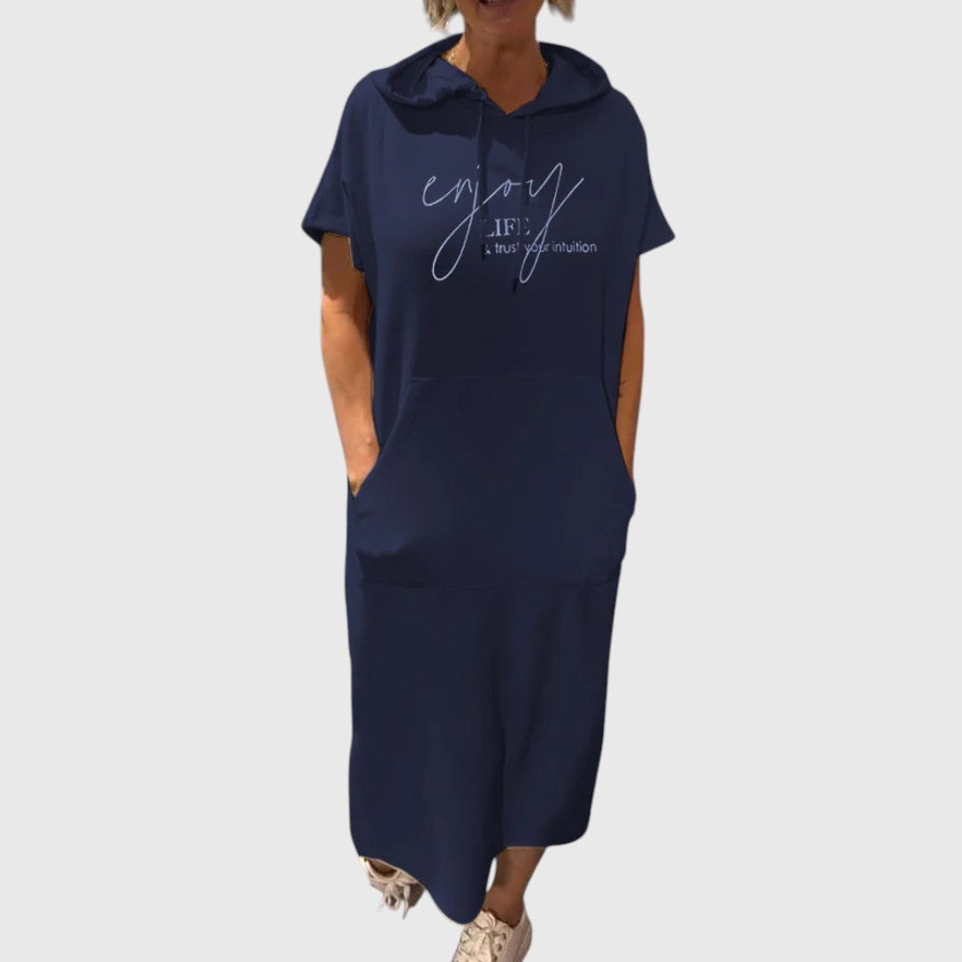Angela - Casual Hoodie Dress