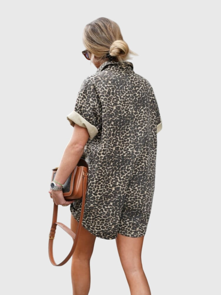 Clare - Leopard print dress