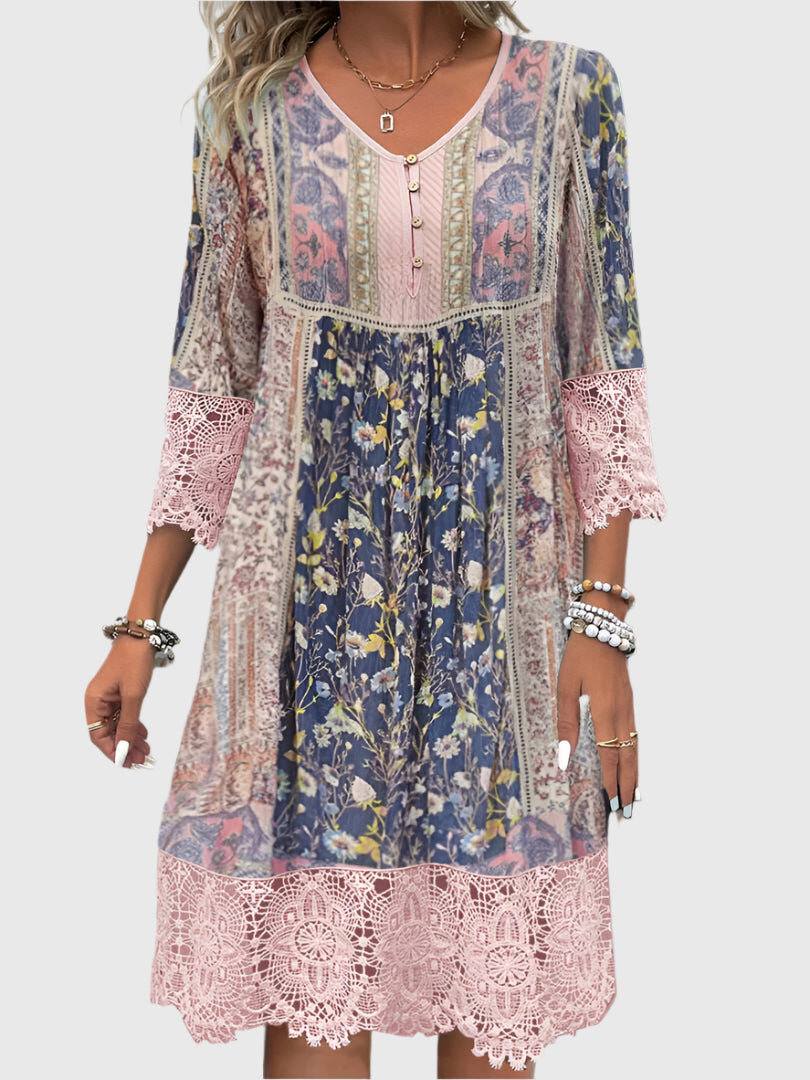 Amanda - Patterned Dress