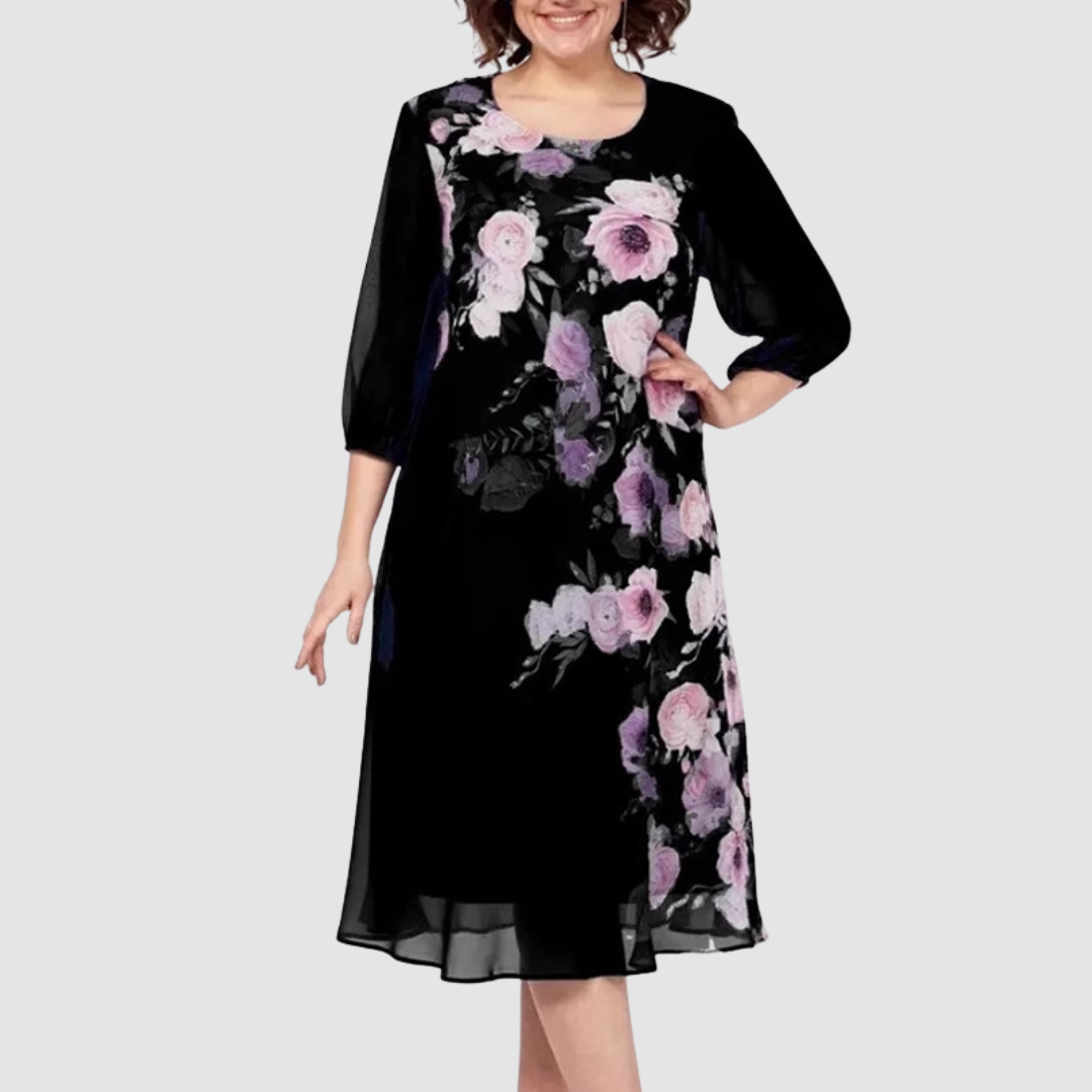 Patricia - Elegant Floral Dress