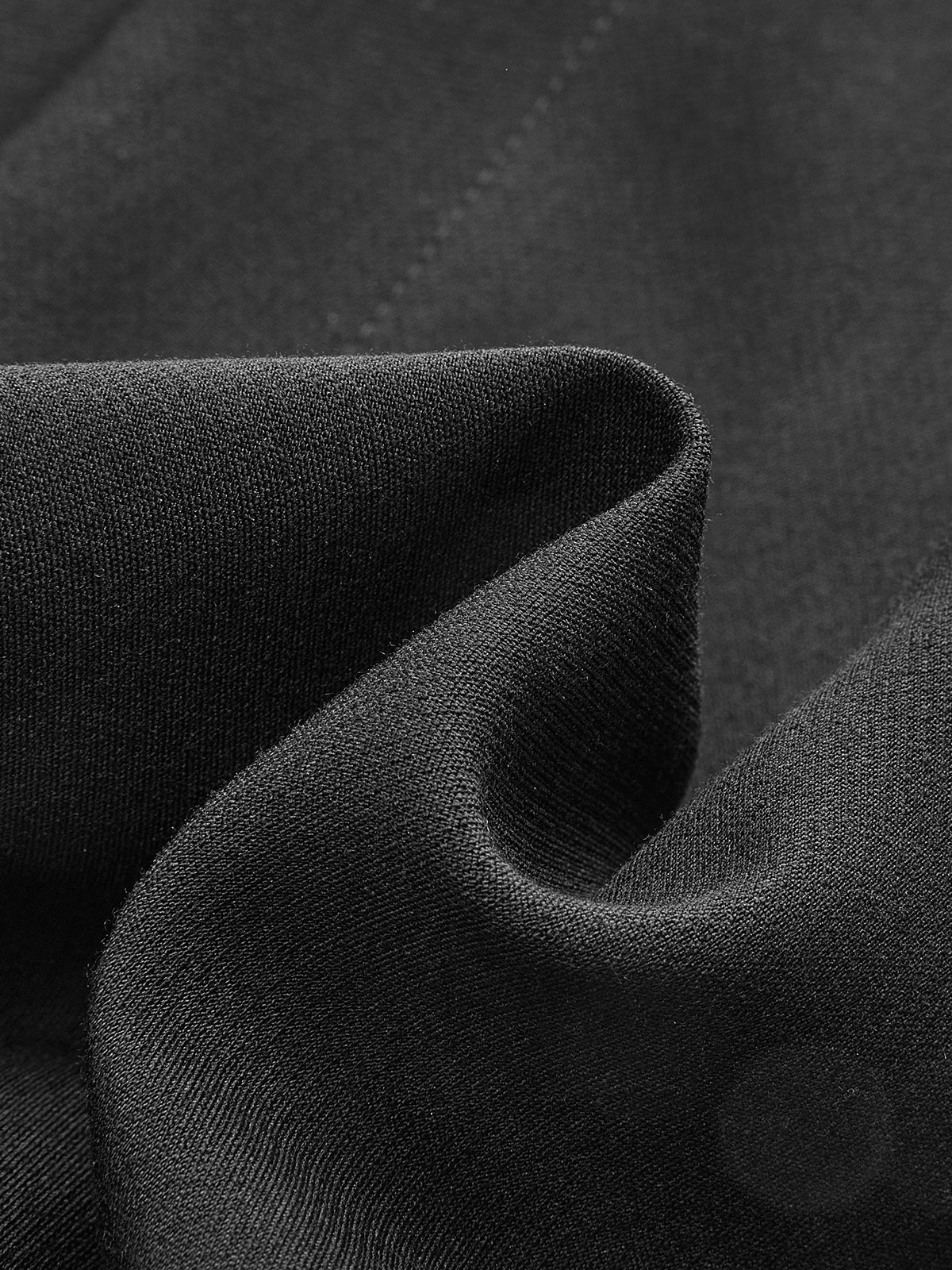 Solid A-Line Short Skirt