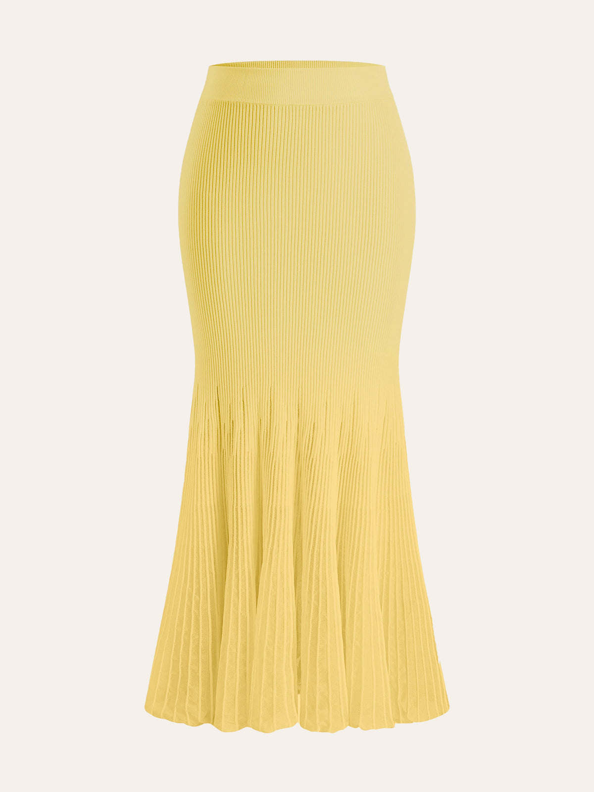 Mesh Panel Pleated Skirt