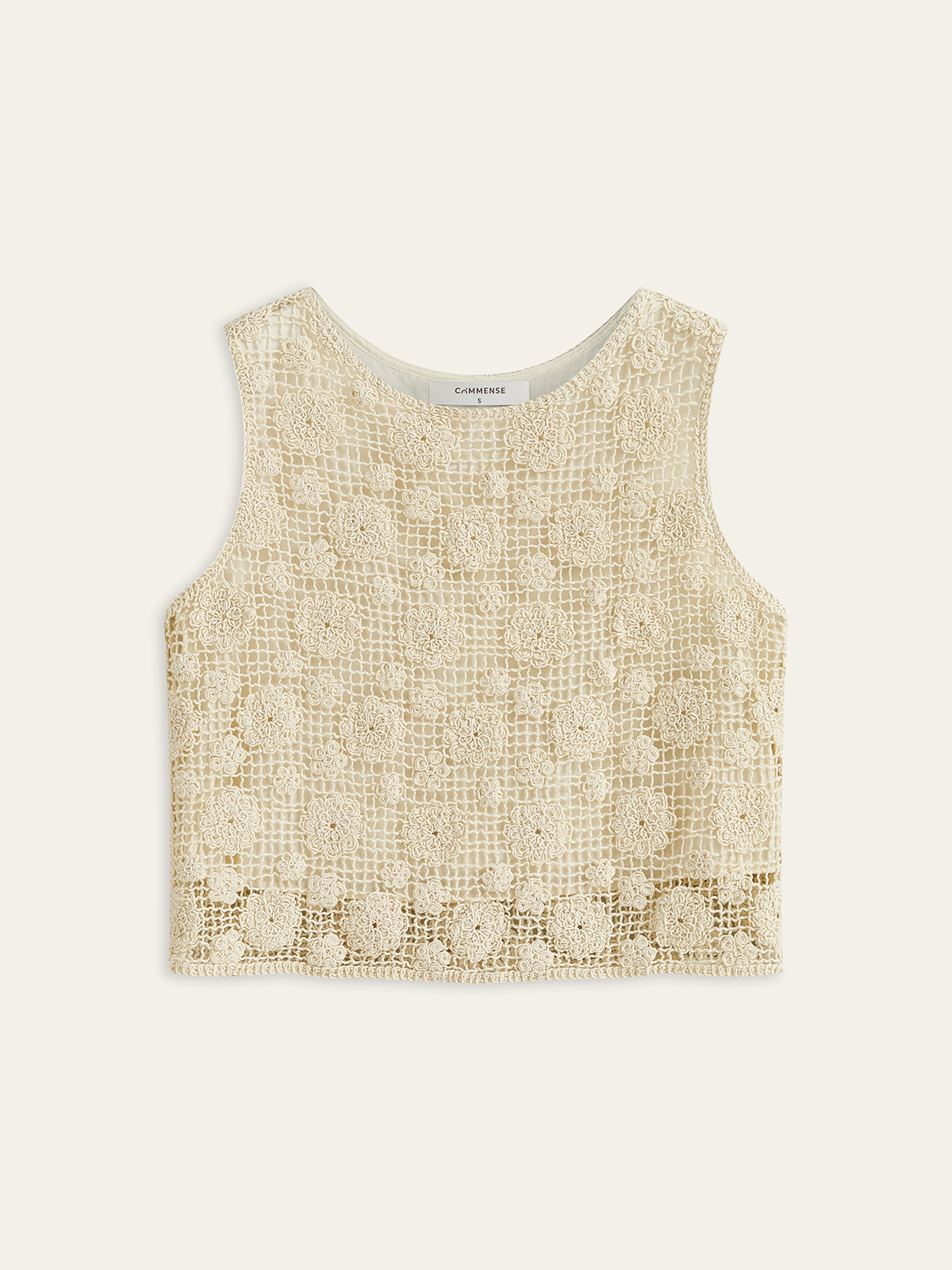 Floral Lace Sleeveless Shorts Set