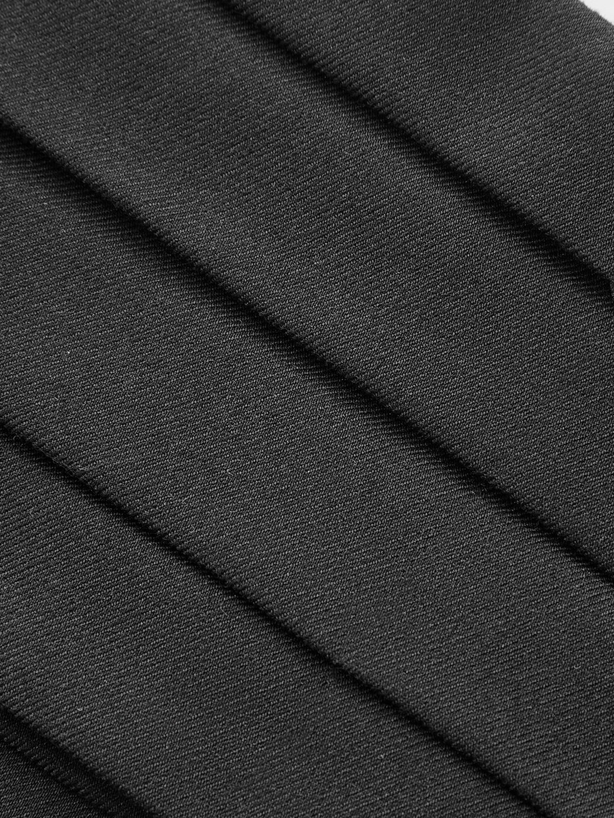 High-Waist Pleated-Waistband Wide-Leg Pants