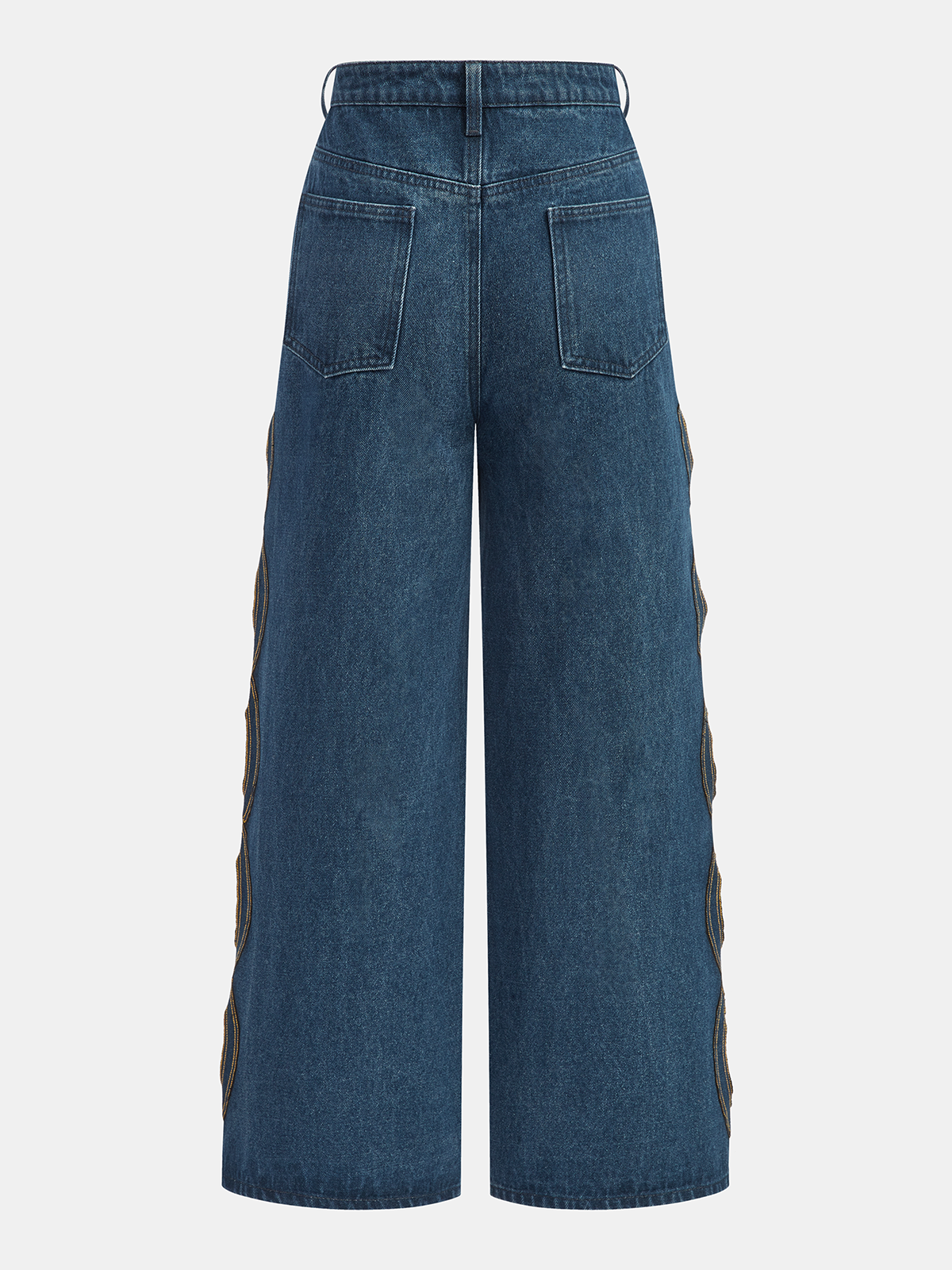 Irregular Cut-out Jeans