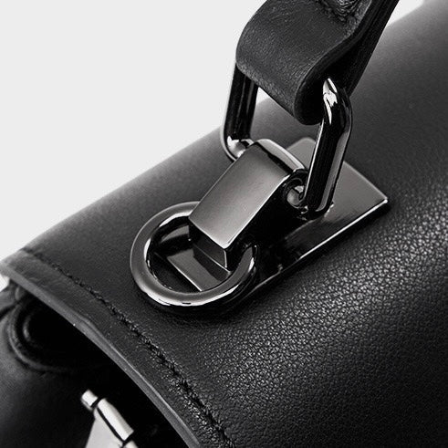 Commuter Genuine Leather Embossed Tote Crossbody Bag