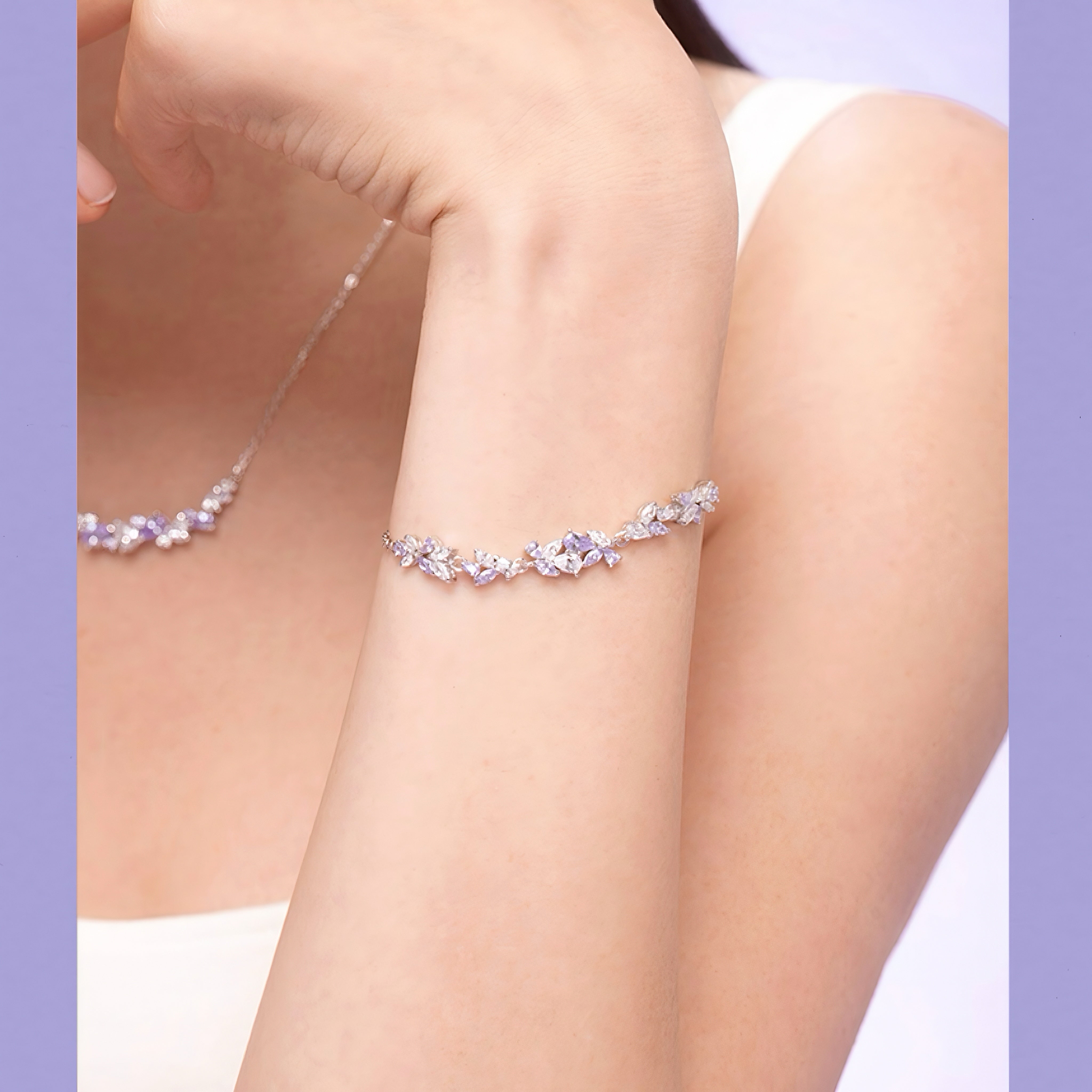 Lavender Wisteria Artistry Bracelet