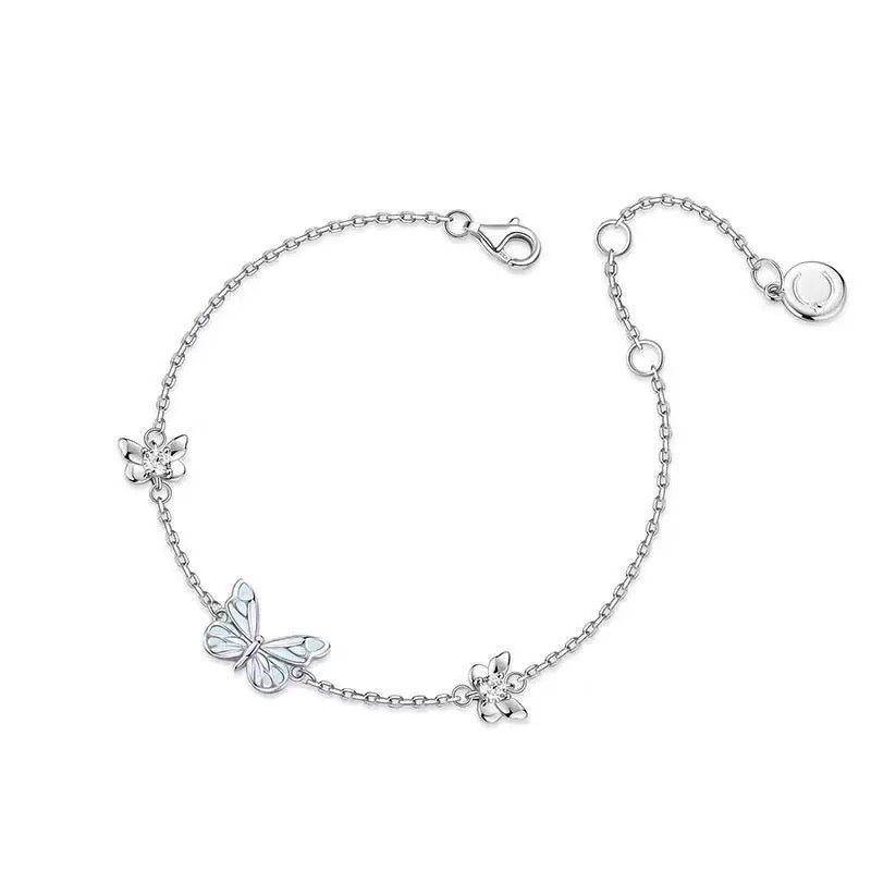 Luminous Dream Blue Butterfly Bracelet