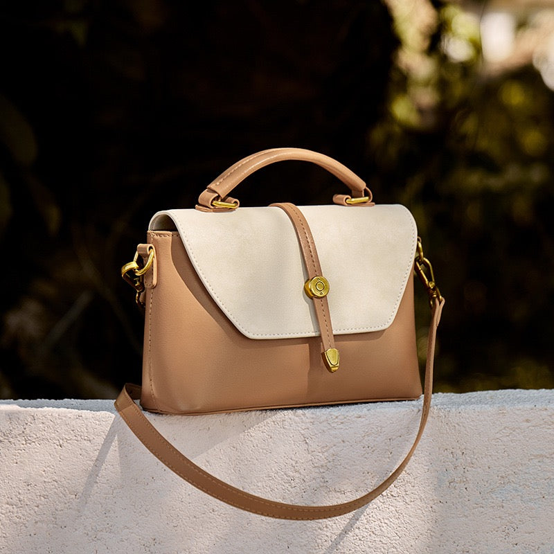 Vintage Women's Genuine Leather Cross Body Handbag