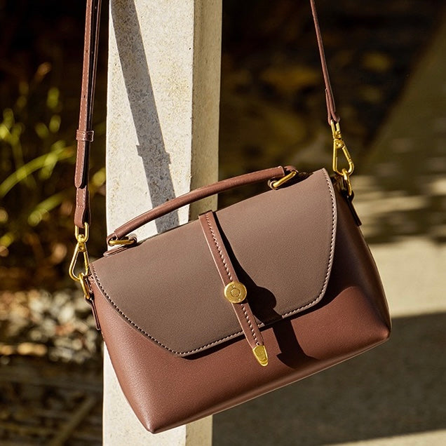 Vintage Women's Genuine Leather Cross Body Handbag