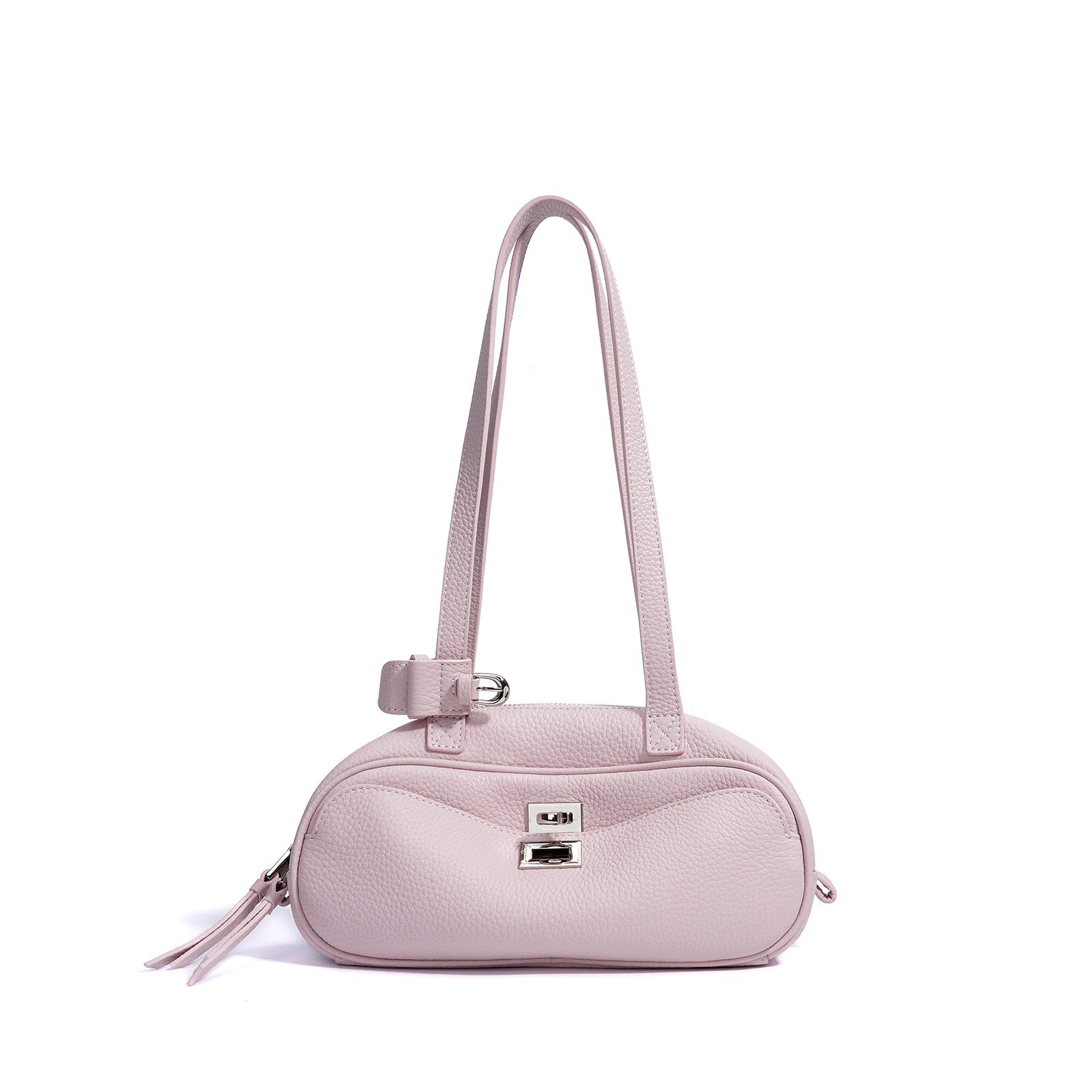 Summer Bright Colored Women's Genuine Leather Shoulder Bag