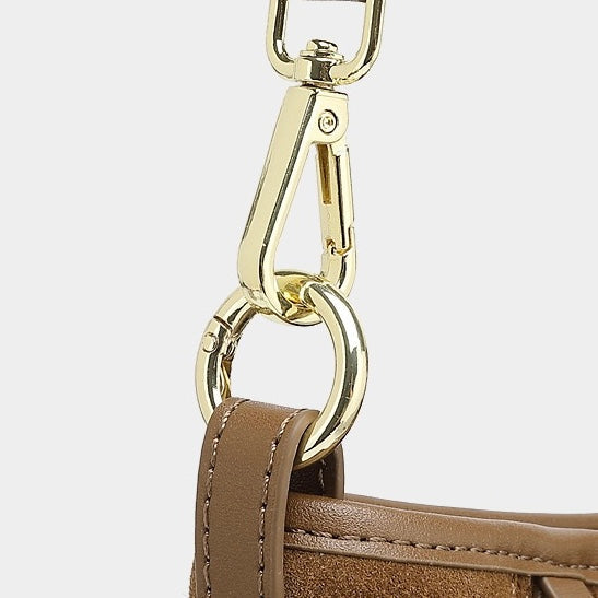 Retro Matte Genuine Cowhide Utility Shoulder Bag