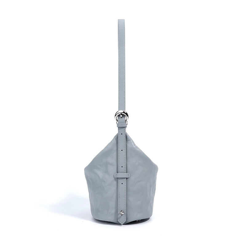 Women's Soft Genuine Leather Minimalist Crossbody Shoulder Bag