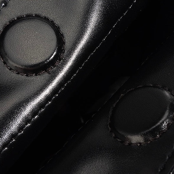 Women’s Genuine Leather Quilted Chain Bucket Bag – Chic Crossbody for Daily Style