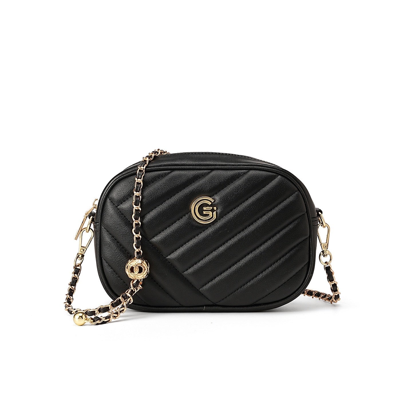 Women's Genuine Leather Retro Round Bag