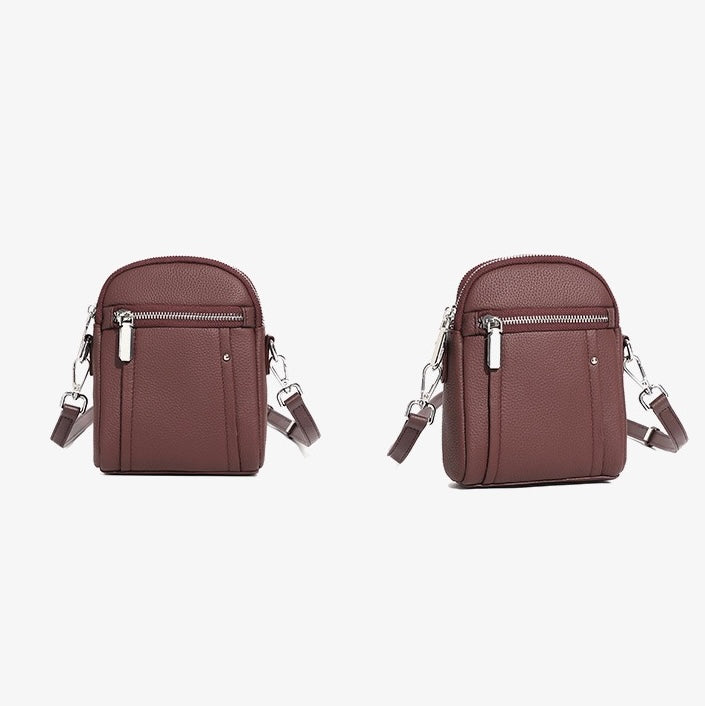 TOGO Cowhide Crossbody Versatile Fashion Phone Shoulder Bag