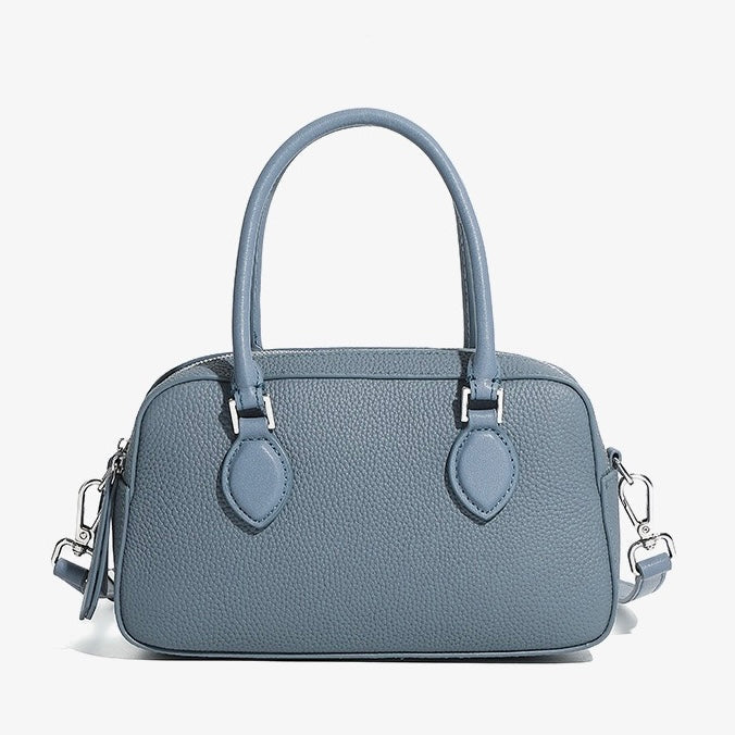 Women's Genuine Leather Premium Sense Handheld Boston Bag