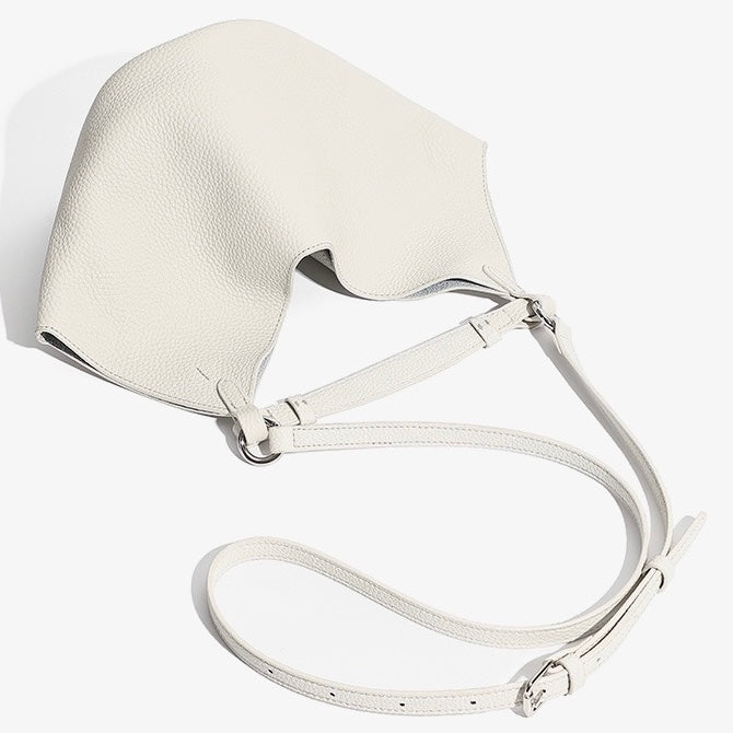 Women's Genuine Leather Large Capacity Basket Tote Bag