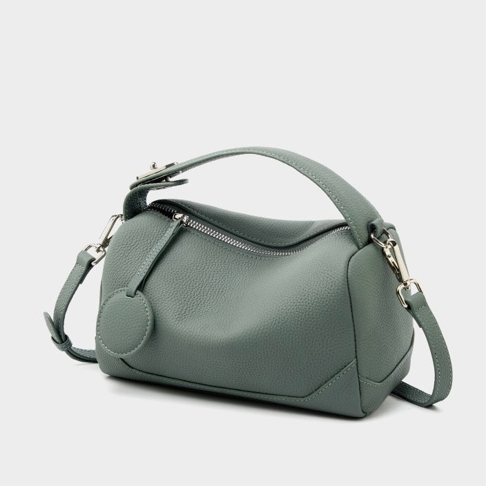 Women's Genuine Leather Boston Bag