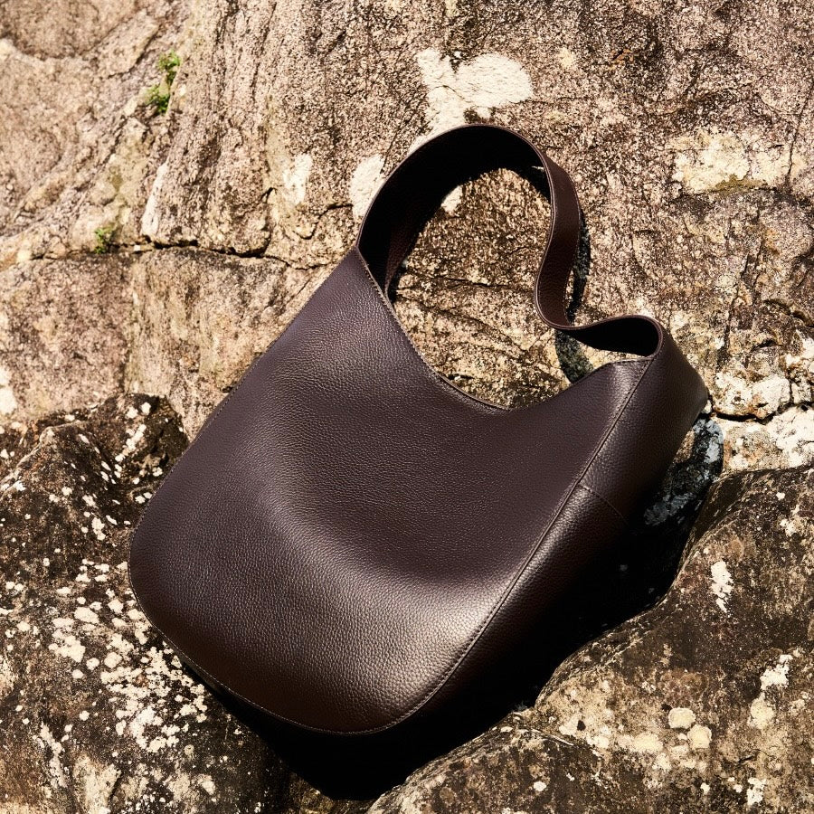 Women's Top Grain Leather Simple Large Capacity Tote Bag