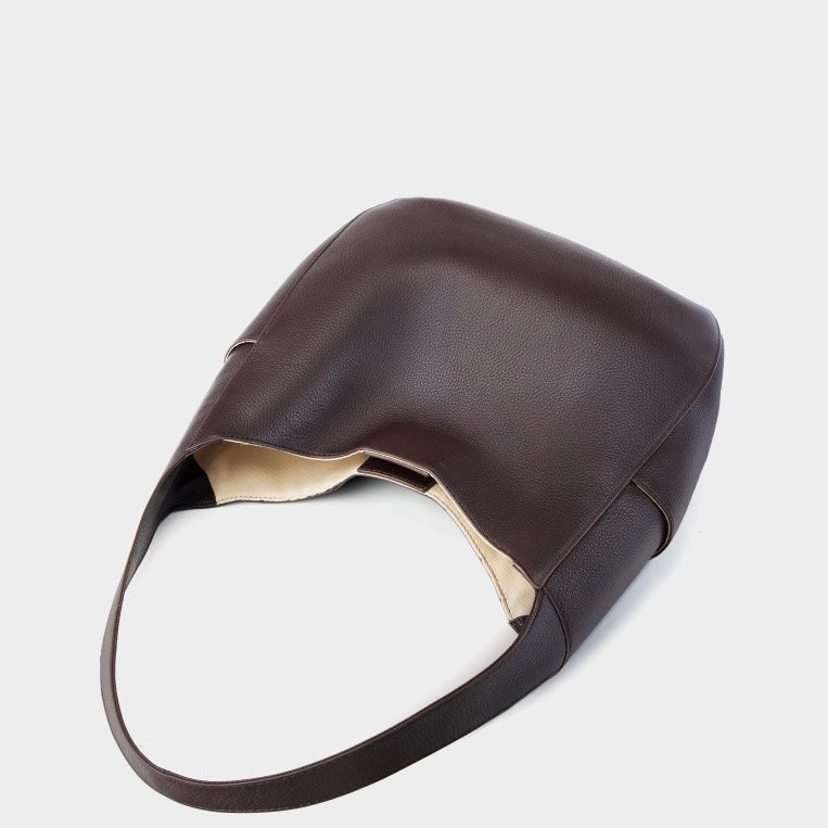 Women's Top Grain Leather Simple Large Capacity Tote Bag