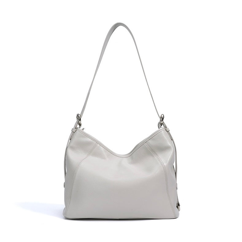 Women's Genuine Leather Large Capacity Relaxed Commuter Crossbody Bag