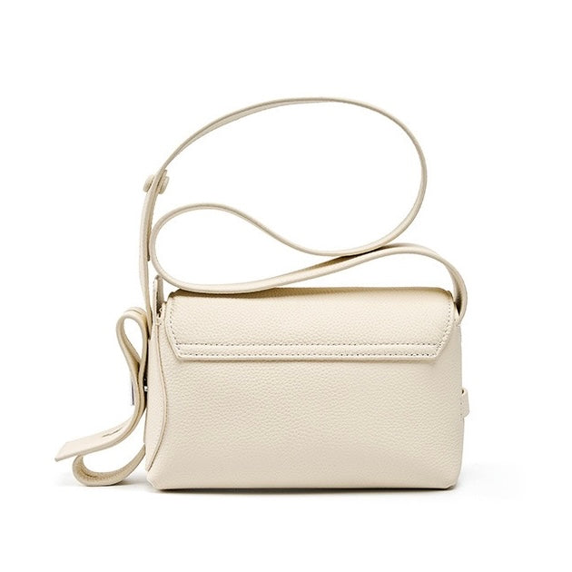Women's Luxe Grained Leather Asymmetric Crossbody Bag
