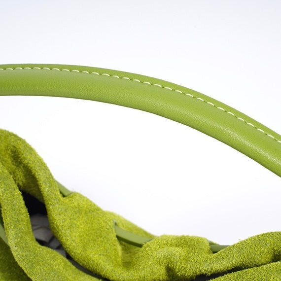 Vintage Frosted Texture Cloud Pleated Mini Handbag Crossbody Bag