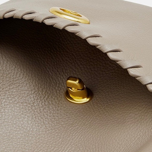 Women's Genuine Leather New Bucket Fringe Handbag Crossbody Bag