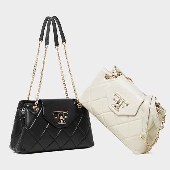 Women’s Genuine Leather Chain Shoulder Crossbody Bag in Commuter Chic Style