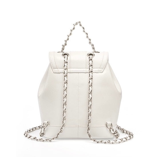 Chic Inspired Genuine Cowhide Large Capacity Backpack for Women