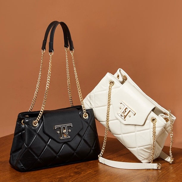 Women’s Genuine Leather Chain Shoulder Crossbody Bag in Commuter Chic Style