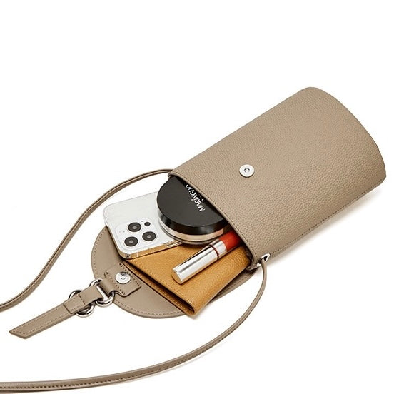 Luxury Women's Genuine Leather Mini Crossbody Phone Bag