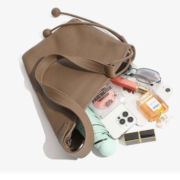 Minimalist Asymmetric Design Slouchy Horn Shaped Shoulder Crossbody Bag