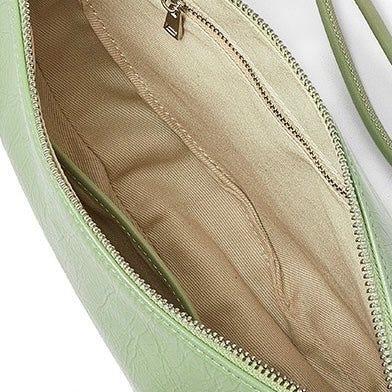 Women’s Genuine Leather Dumpling Saddle Bag