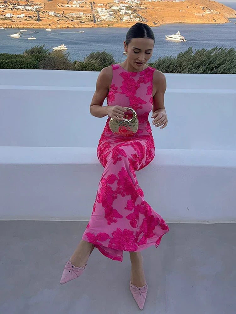 Norelle | Fuchsia Bloom Gown