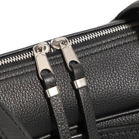 Women's Genuine Pebbled Leather Shoulder Handbag