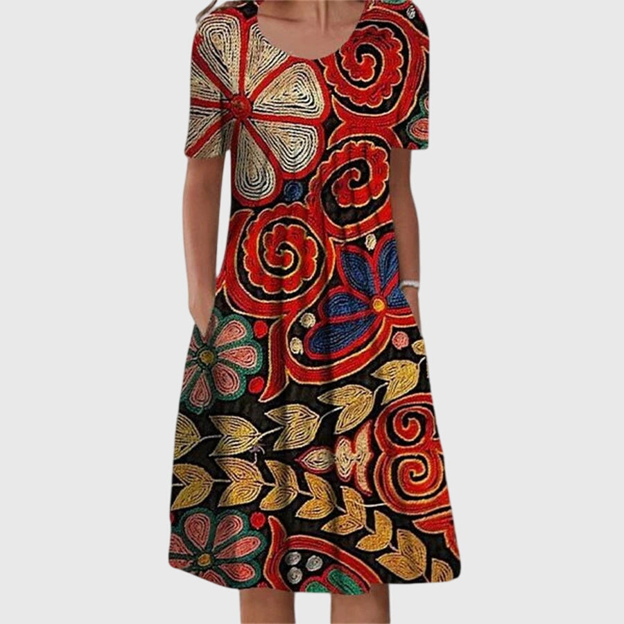 Danielle - Elegant Tummy Covering Dress