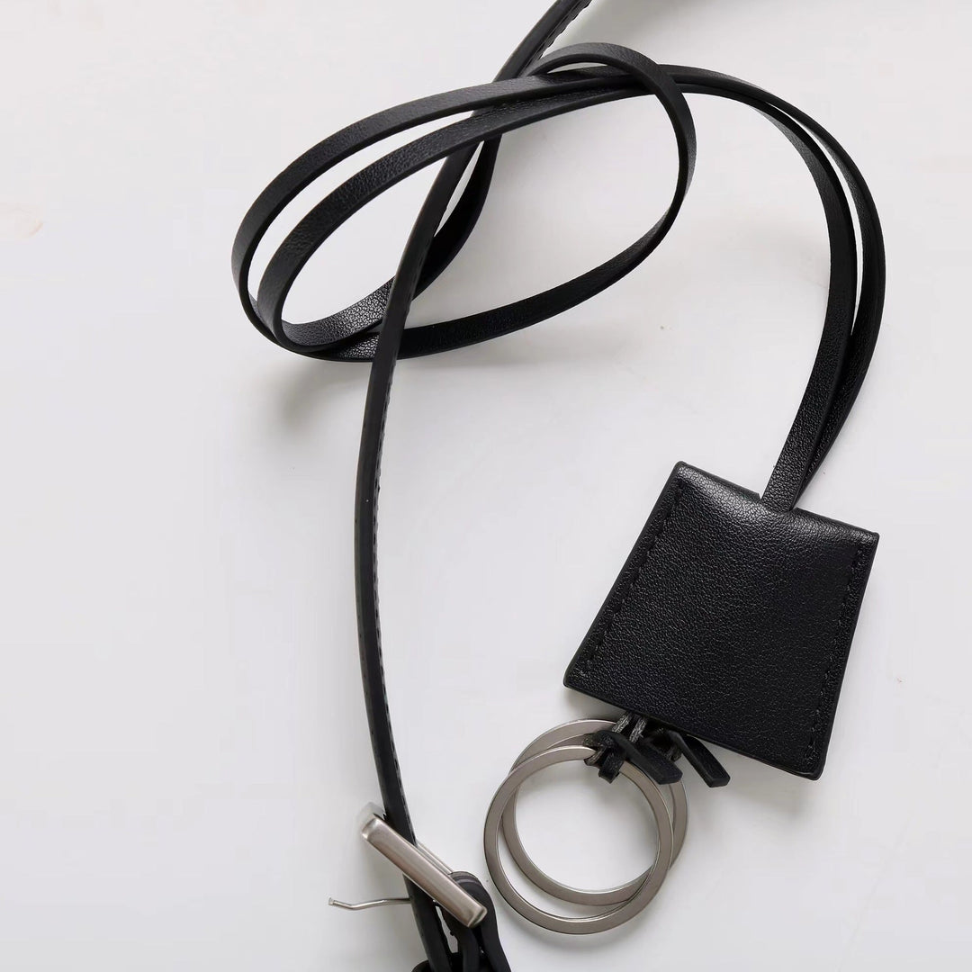 Women' Waxed Calfskin Vintage Crossbody Baguette Bag