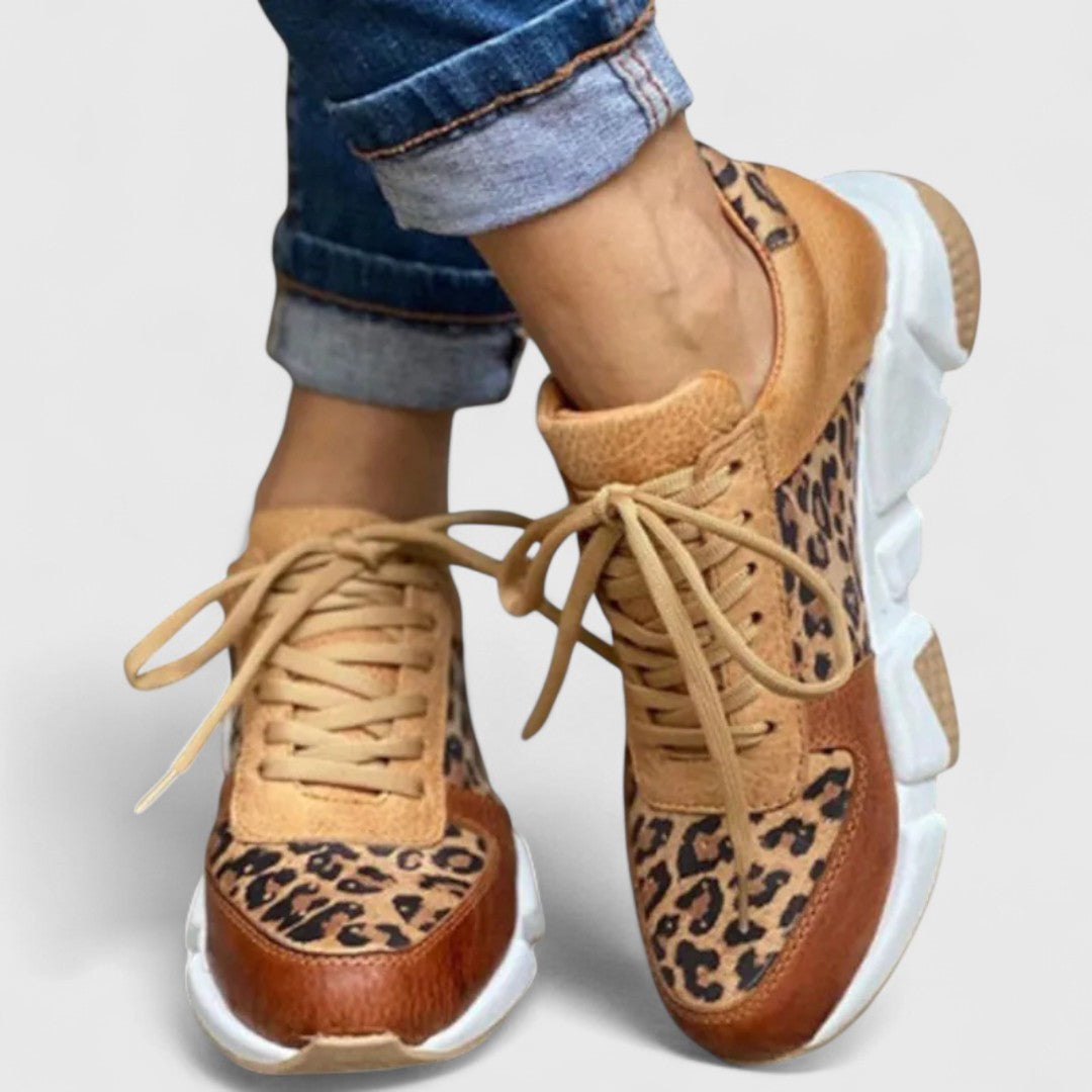 Ember - Comfortable Leopard Sneakers