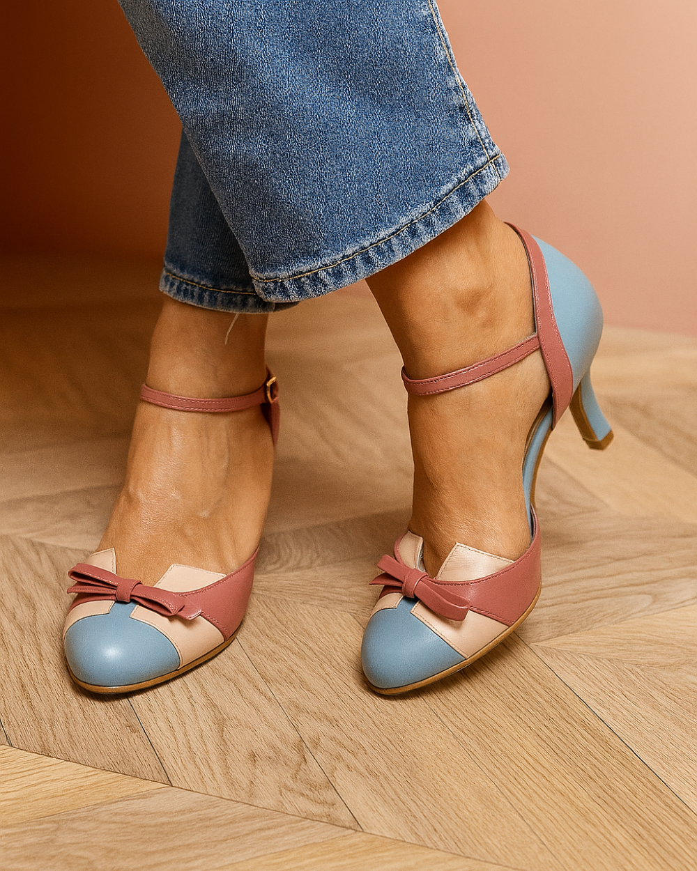 Zortia - Heeled sandals with ankle strap