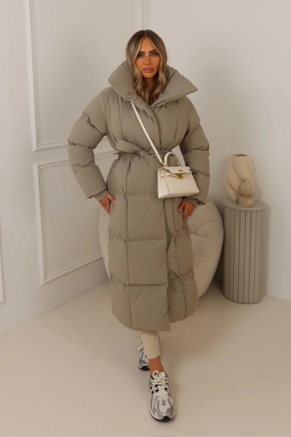 Derya - Long puffer coat