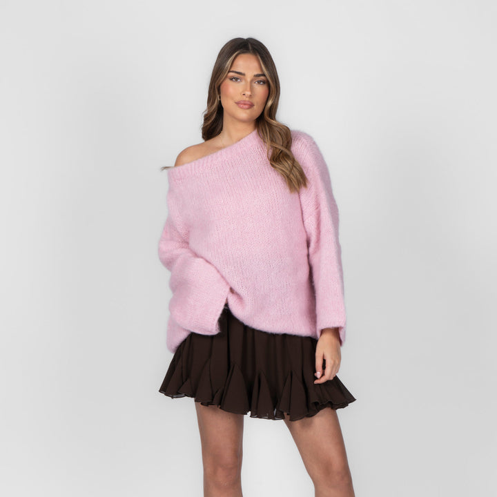 Ultra-Soft Off-Shoulder Knit