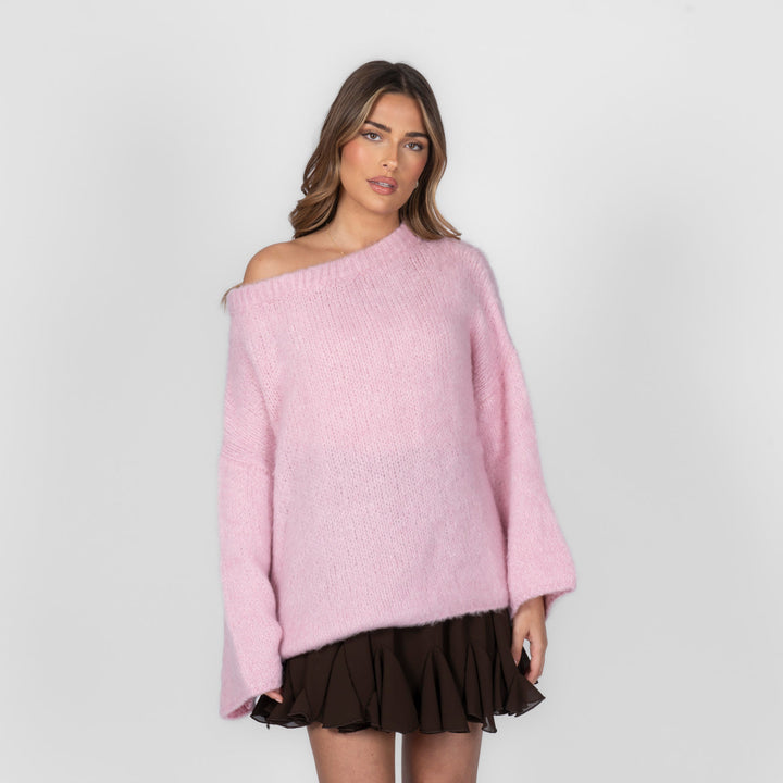 Ultra-Soft Off-Shoulder Knit