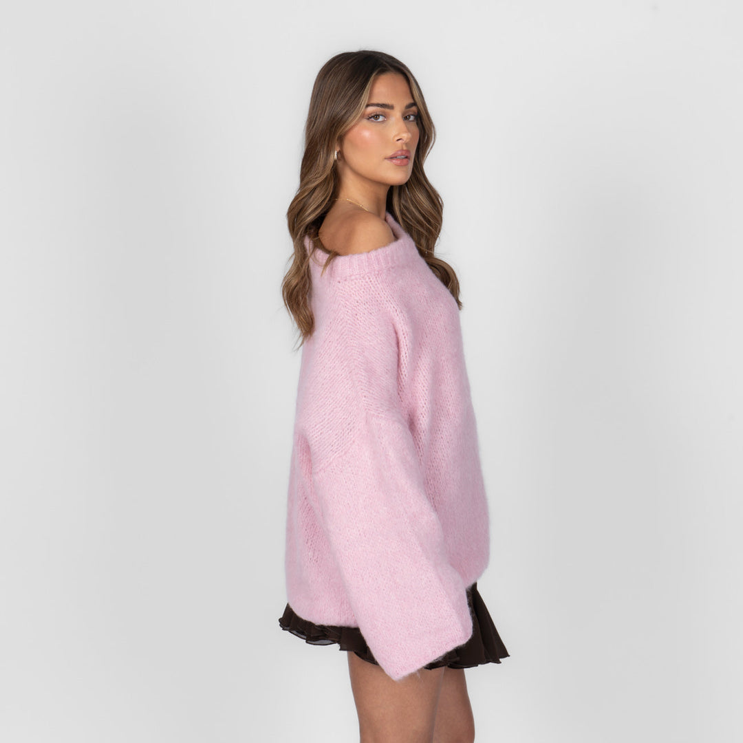 Ultra-Soft Off-Shoulder Knit