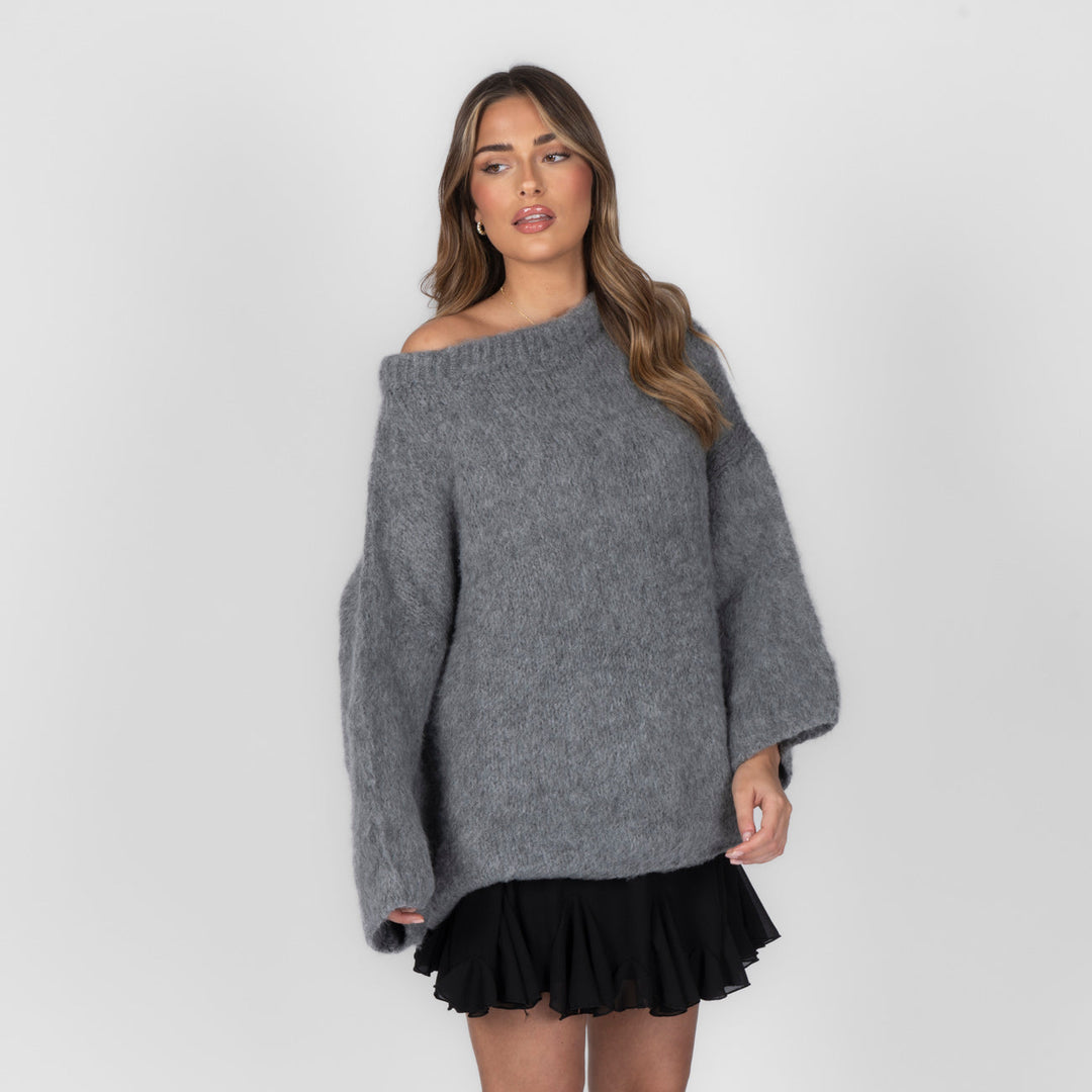 Ultra-Soft Off-Shoulder Knit