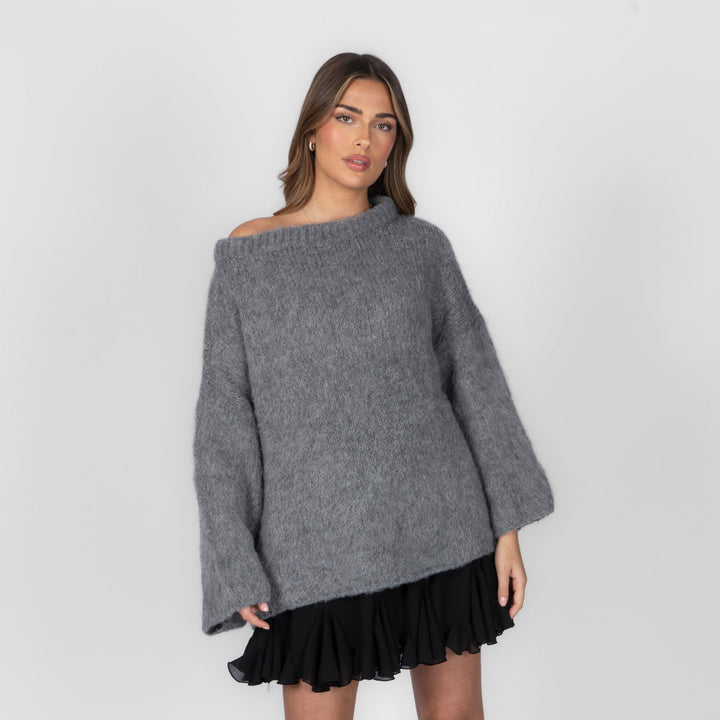Ultra-Soft Off-Shoulder Knit