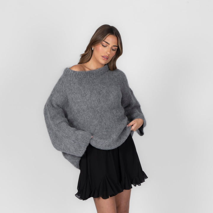 Ultra-Soft Off-Shoulder Knit