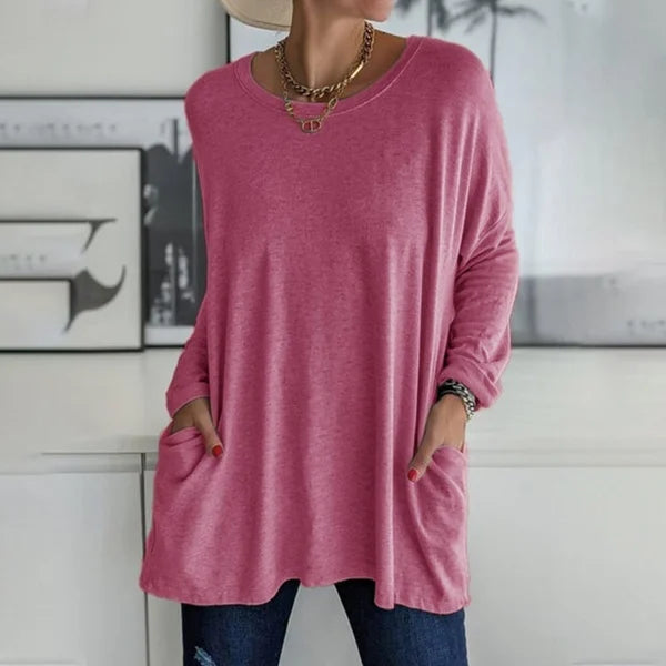 Moira - Relaxed Long Sleeve Top